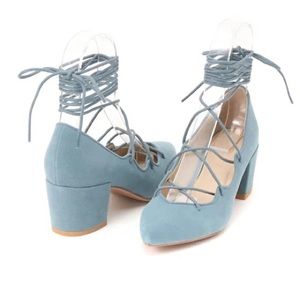 Lily Brown Lace Up Sandals